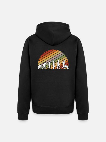 Galabauer Evolution Galabau Landscaping - Unisex Premium Organic Zip Hoodie - black
