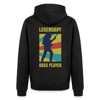 Guitariste Guitariste Guitariste Guitariste Guitariste Guitariste Guitare - Veste à capuche bio Premium Unisexe - noir - Dos - Nico (187cm)