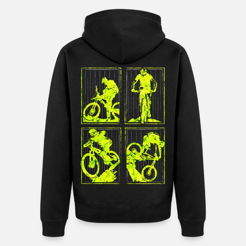 VTT | VTT | VTT | VTTistes - Veste à capuche bio Premium Unisexe - noir