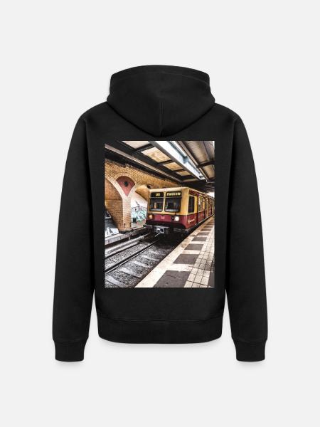 Pankow - Unisex Premium Bio Zip Hoodie - Schwarz