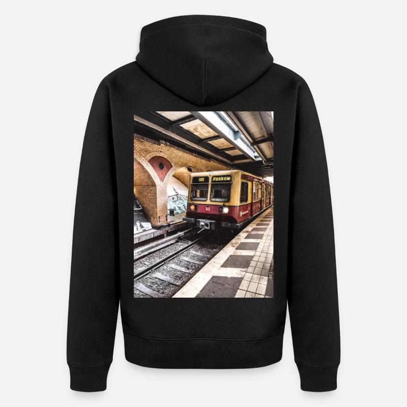 Pankow - Unisex Premium Bio Zip Hoodie - Schwarz