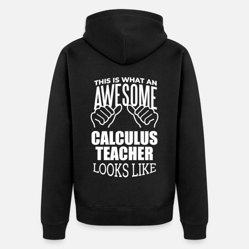 Infinitesimalrechnung - Unisex Premium Bio Zip Hoodie - Schwarz