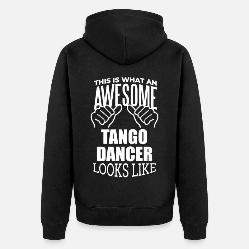 Tango - Unisex Premium Bio Zip Hoodie - Schwarz