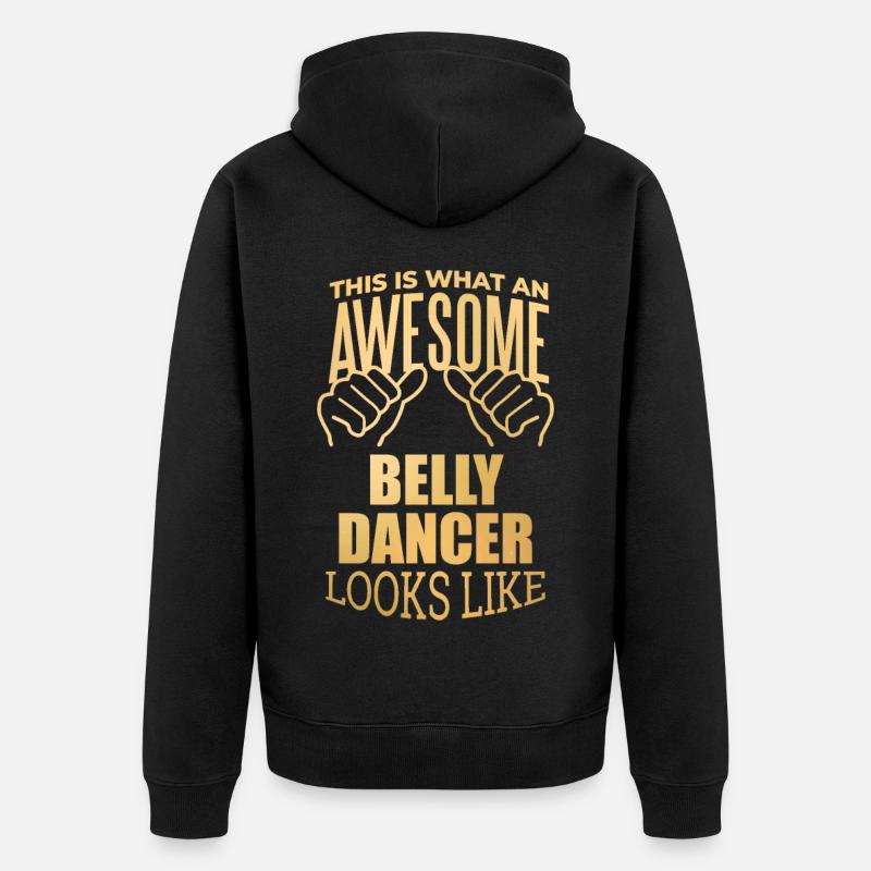 Danse du ventre - Veste à capuche bio Premium Unisexe - noir