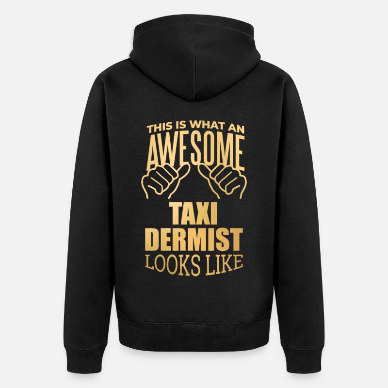 taxidermie - Veste à capuche bio Premium Unisexe - noir
