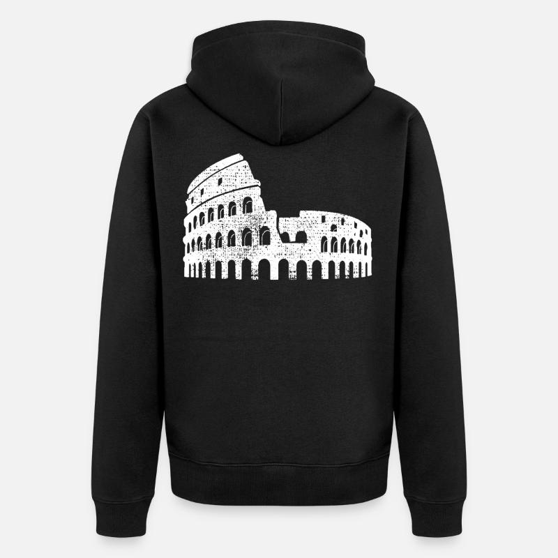 Colisée - Veste à capuche bio Premium Unisexe - noir