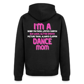 Danse MOM - Veste à capuche bio Premium Unisexe - noir - Dos - Nico (187cm)