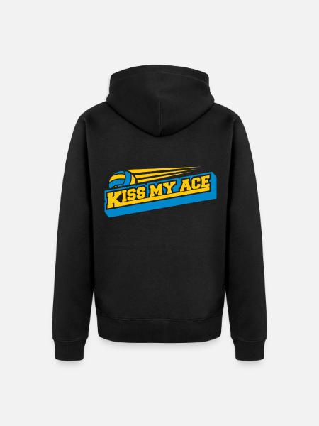 Volleyball Beach Volleyball - Unisex Premium Organic Zip Hoodie - black