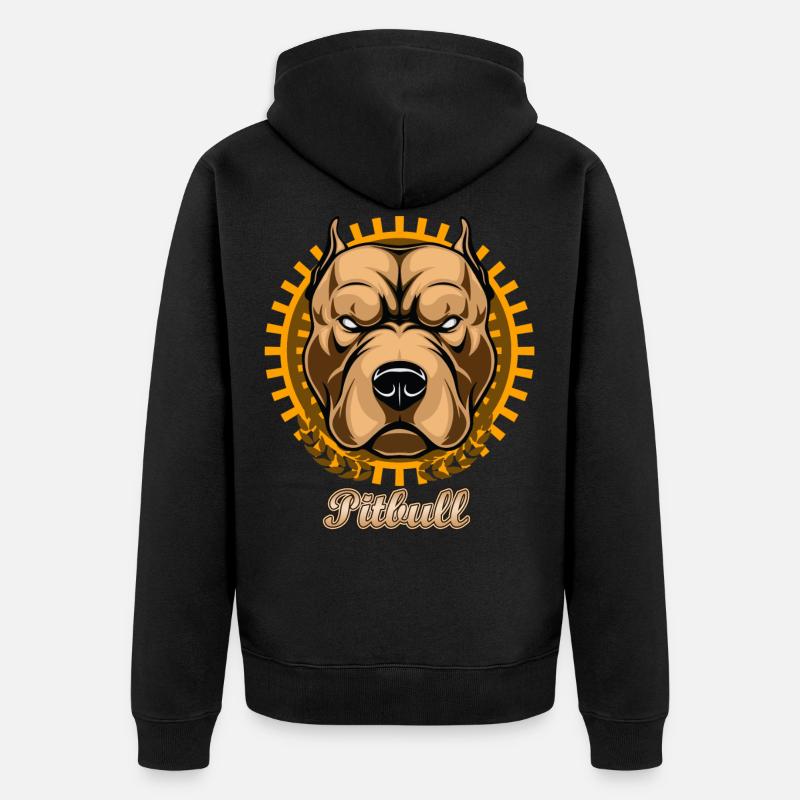 Pitbull - Veste à capuche bio Premium Unisexe - noir