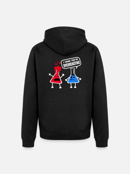 Överreagerande Kemik Nörd Kemiket Gåva - Ekologisk premiumluvjack unisex - svart