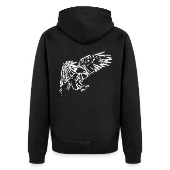 Aigle - Veste à capuche bio Premium Unisexe - noir - Dos - Nico (187cm)