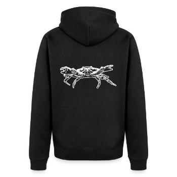 Le cancer - Veste à capuche bio Premium Unisexe - noir - Dos - Nico (187cm)