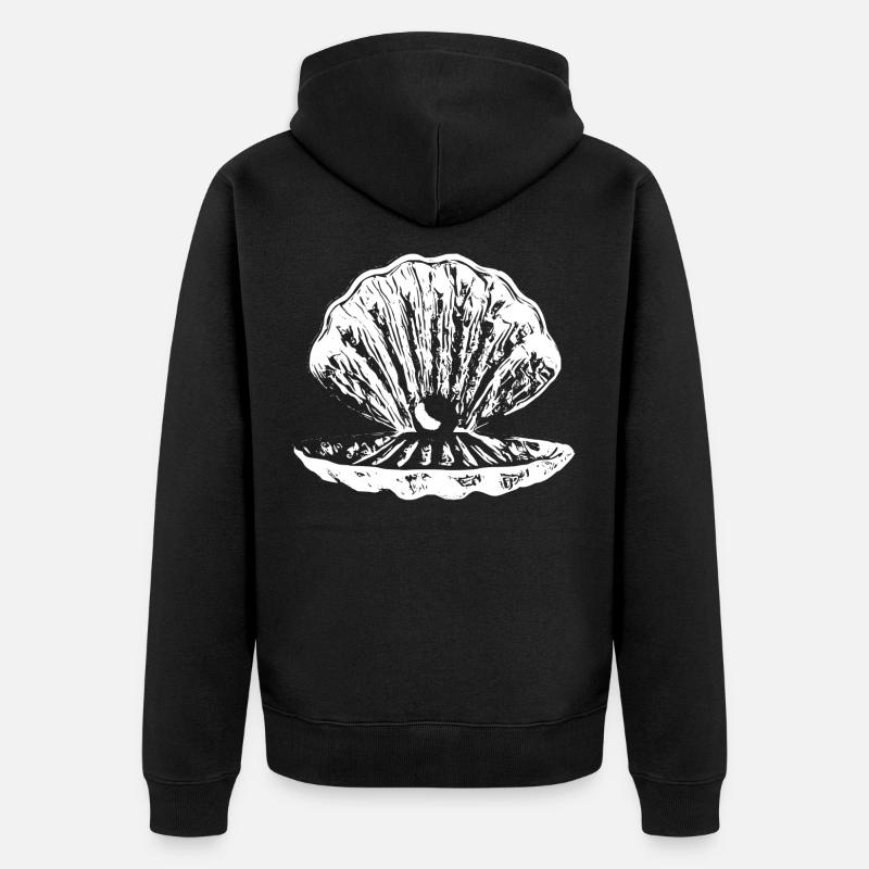 Conque - Veste à capuche bio Premium Unisexe - noir