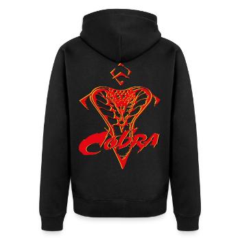 cobra - Veste à capuche bio Premium Unisexe - noir - Dos - Nico (187cm)