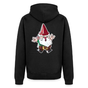 fête de nain de jardin - Veste à capuche bio Premium Unisexe - noir - Dos - Nico (187cm)