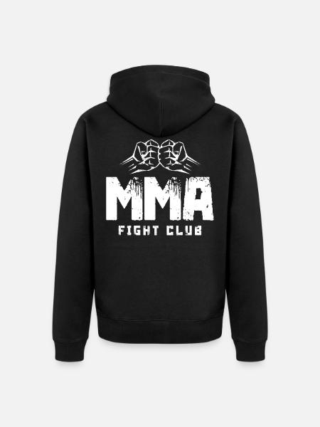 Mma sport - Unisex Premium Bio Zip Hoodie - Schwarz