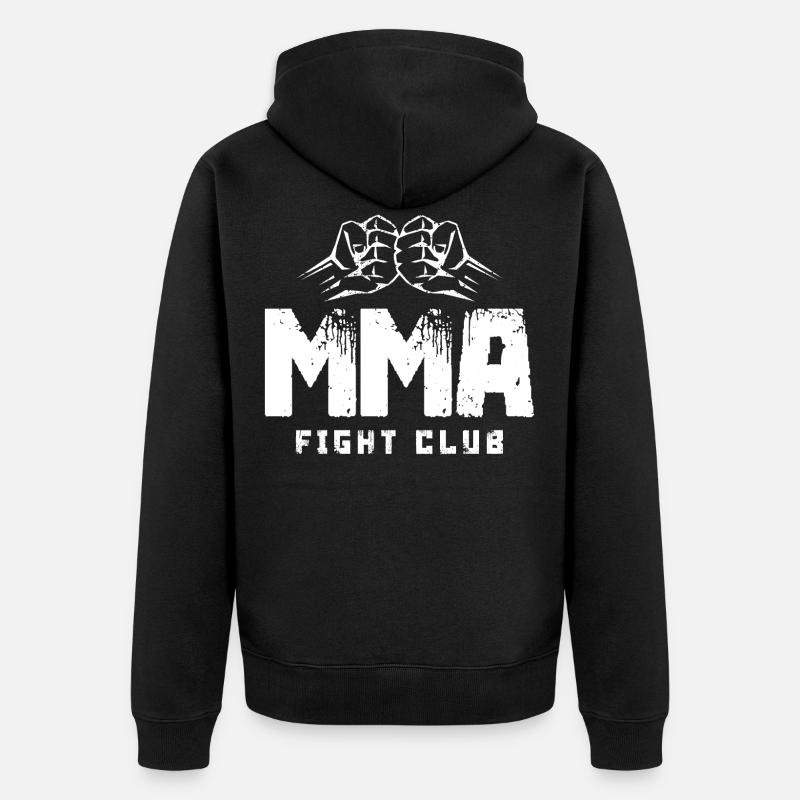 Mma sport - Veste à capuche bio Premium Unisexe - noir