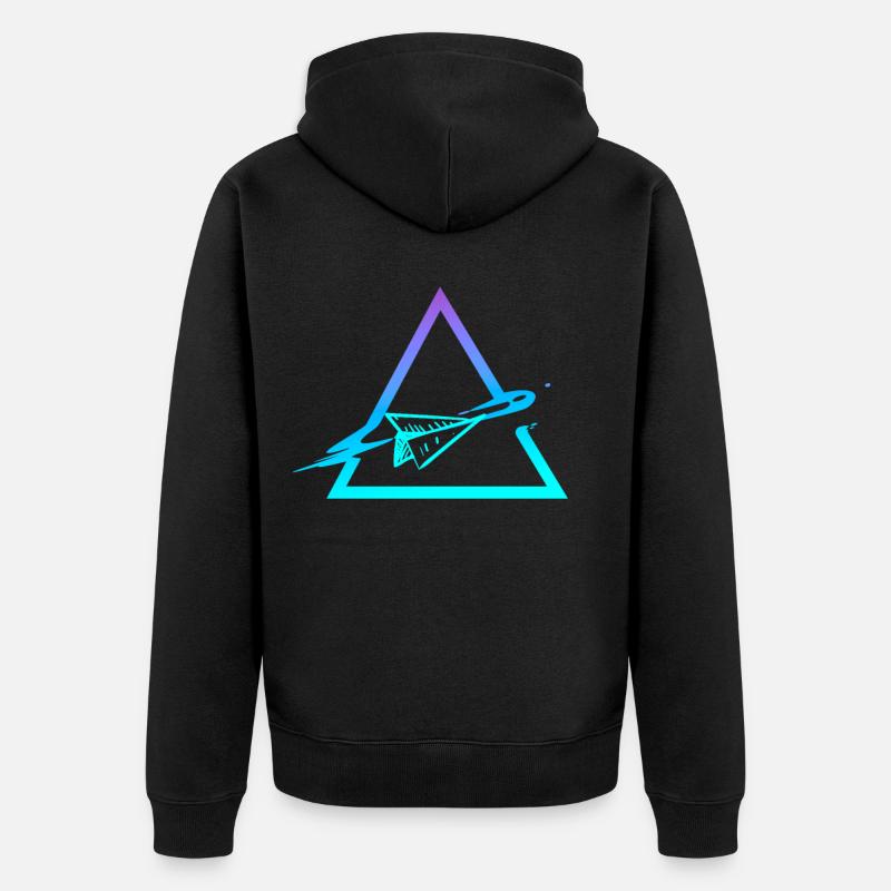 3eck - Veste à capuche bio Premium Unisexe - noir