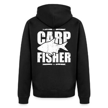 Équipe de pêche de Carp Fishen - Veste à capuche bio Premium Unisexe - noir - Dos - Nico (187cm)