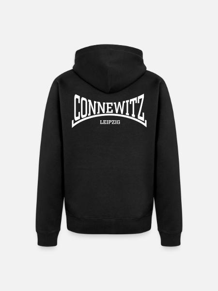Connewitz Leipzig - Unisex Premium Bio Zip Hoodie - Schwarz