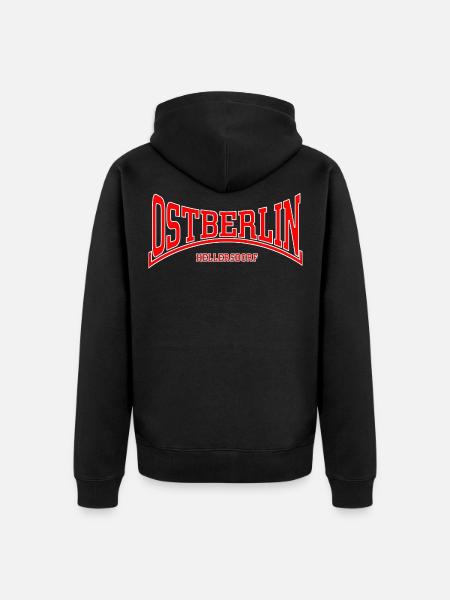 East Berlin Hellersdorf - Unisex Premium Organic Zip Hoodie - black