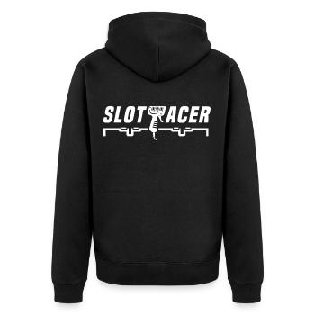 Slotcars Autorennbahn Slotracing Slot Car - Unisex Premium Organic Zip Hoodie - black - Back - Nico (187cm)