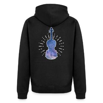 Cadeau Espace Étoiles Viola Viola - Veste à capuche bio Premium Unisexe - noir - Dos - Nico (187cm)