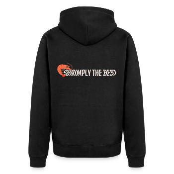 Crevettes crevettes Aquarium Aquariophile Crevettes - Veste à capuche bio Premium Unisexe - noir - Dos - Nico (187cm)