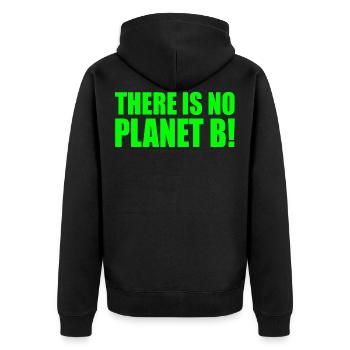 There is no planet B - Veste à capuche bio Premium Unisexe - noir - Dos - Nico (187cm)