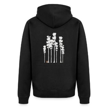 Cueilleurs de champignons Champignons Cèpes Chasseurs de champignons - Veste à capuche bio Premium Unisexe - noir - Dos - Nico (187cm)