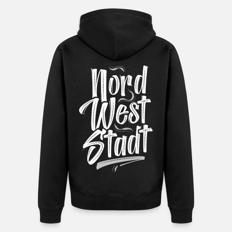 Francfort-Nordweststadt FFM - Veste à capuche bio Premium Unisexe - noir