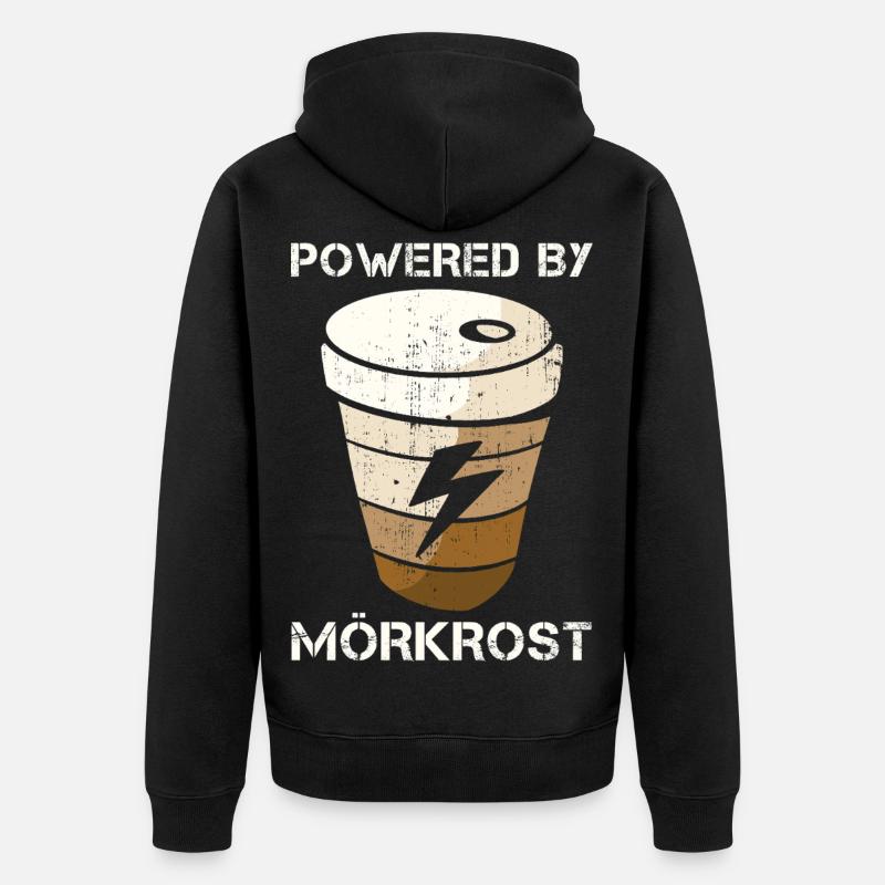 Mörkrost - Veste à capuche bio Premium Unisexe - noir