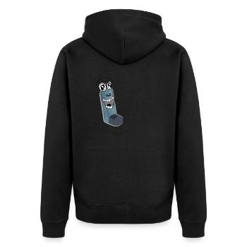 VENTOLINE MAN - Veste à capuche bio Premium Unisexe - noir - Dos - Nico (187cm)