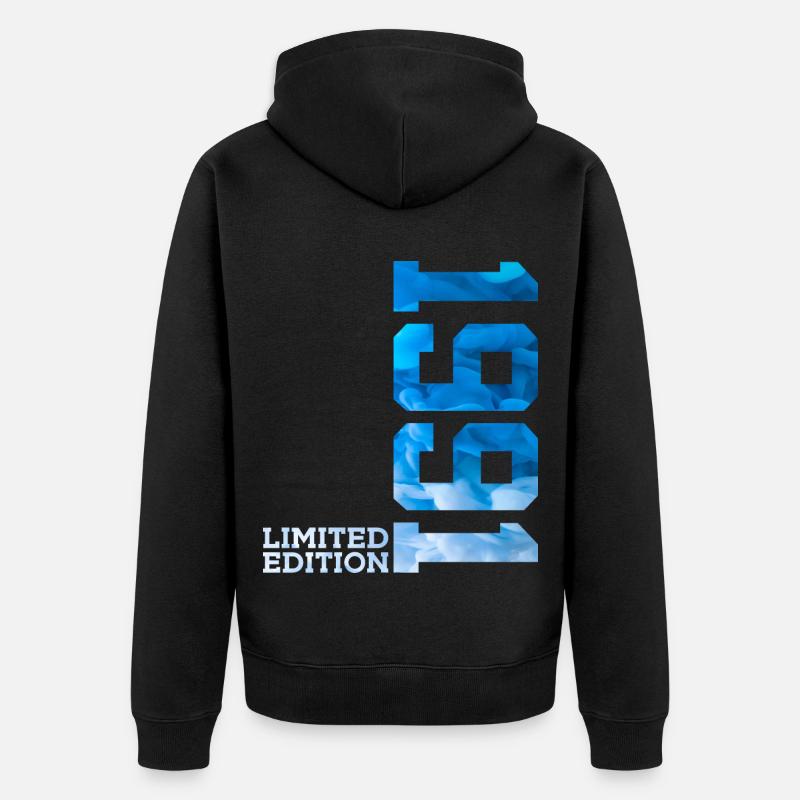 35E ANNIVERSAIRE ÉDITION LIMITÉE 1991 - Veste à capuche bio Premium Unisexe - noir
