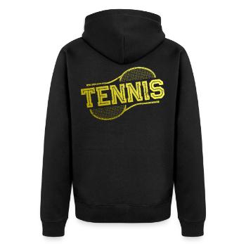 Tennis Sport Raquette de tennis - Veste à capuche bio Premium Unisexe - noir - Dos - Nico (187cm)