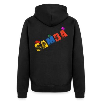 Samba latin danse danse danseur danse cadeau - Veste à capuche bio Premium Unisexe - noir - Dos - Nico (187cm)