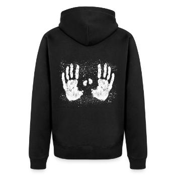 Cadeau de magnésium d'escalade d'alpinisme d'escalade - Veste à capuche bio Premium Unisexe - noir - Dos - Nico (187cm)