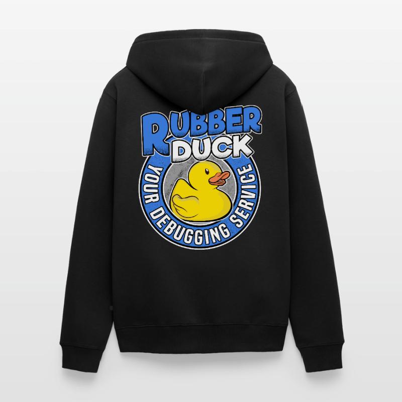 Programmeurs Canard Programmation Debugging Drôle Veste à capuche bio Premium Unisexe