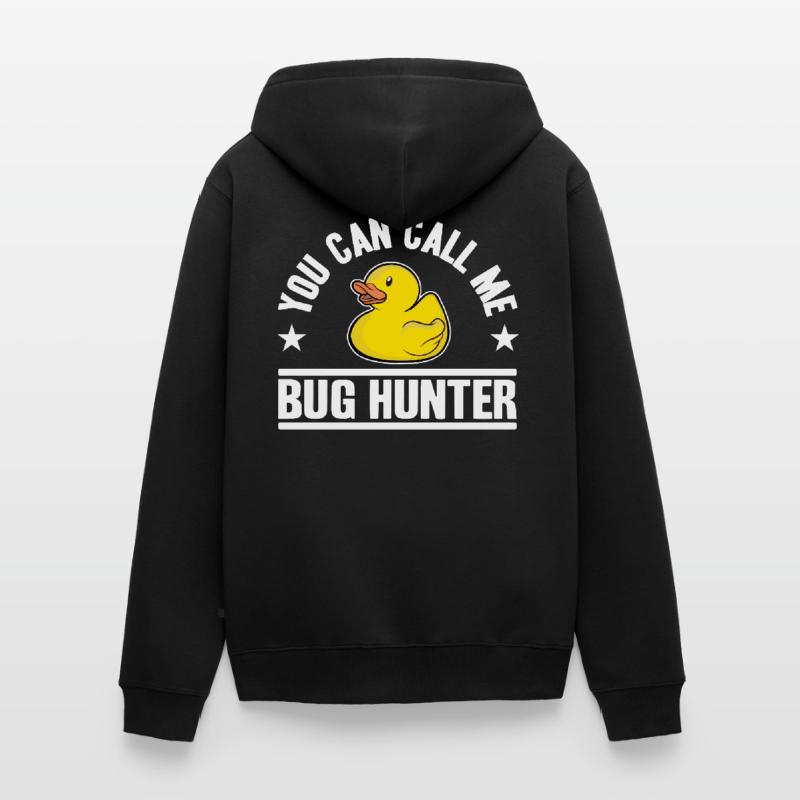 Programmeurs Canard Programmation Debugging Drôle Veste à capuche bio Premium Unisexe