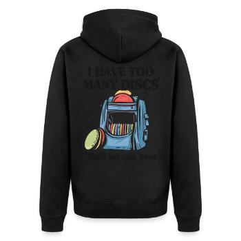 Drôle de Golf De Golf Cadeau Vintage Joueur Hobby - Veste à capuche bio Premium Unisexe - noir - Dos - Nico (187cm)