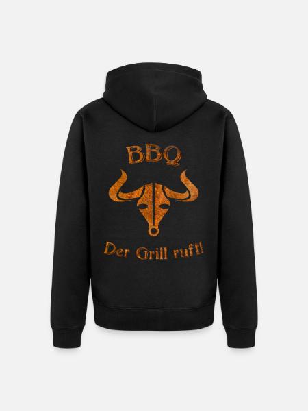 BBQ - Veste à capuche bio Premium Unisexe - noir