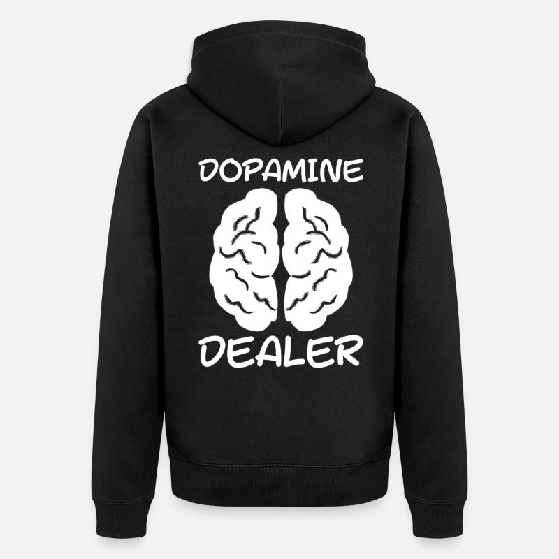 Dopamine Dealer 3 - Veste à capuche bio Premium Unisexe - noir