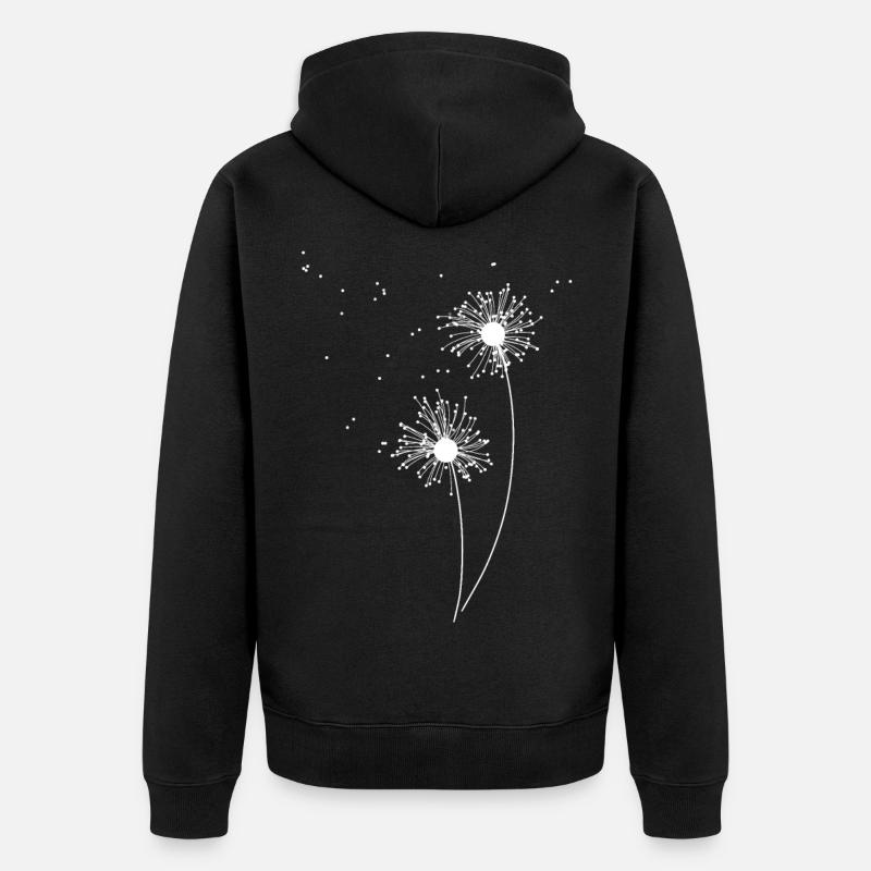 Pusteblume - Veste à capuche bio Premium Unisexe - noir