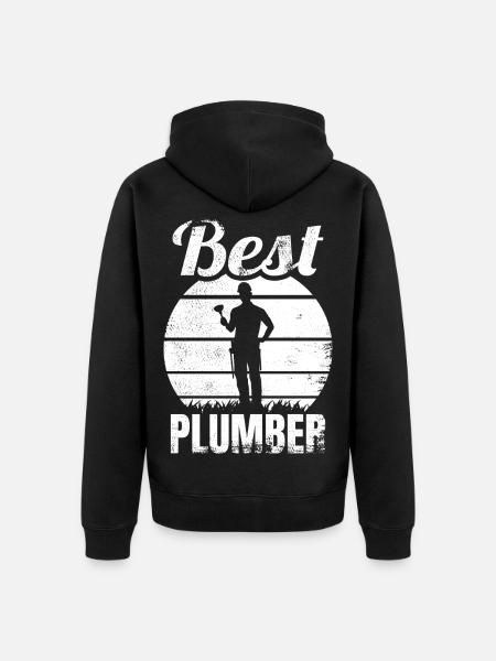 Bester Anlagenmechaniker - Unisex Premium Bio Zip Hoodie - Schwarz