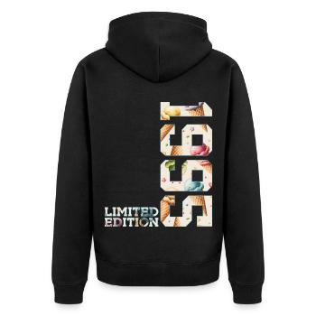 LIMITED EDITION 1995 31 JAHRE EIS 31. GEBURTSTAG - Veste à capuche bio Premium Unisexe - noir - Dos - Nico (187cm)