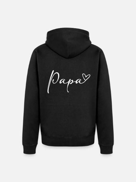 Best Dad - Unisex Premium Organic Zip Hoodie - black