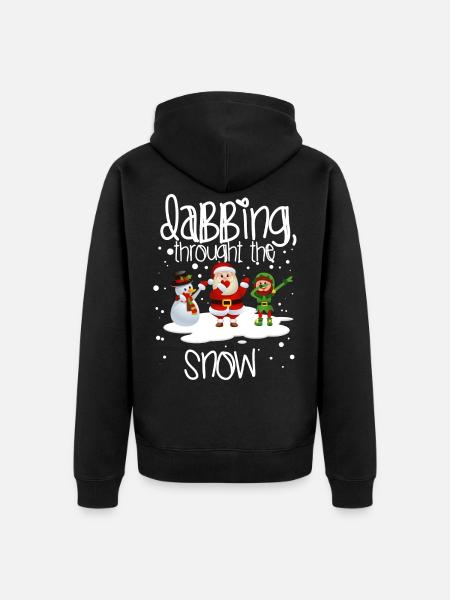 Dab Santa Geschenk Weihnachten Christmas Dabbing - Premium økologisk unisex-hættejakke - sort