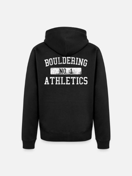 bouldering - Veste à capuche bio Premium Unisexe - noir