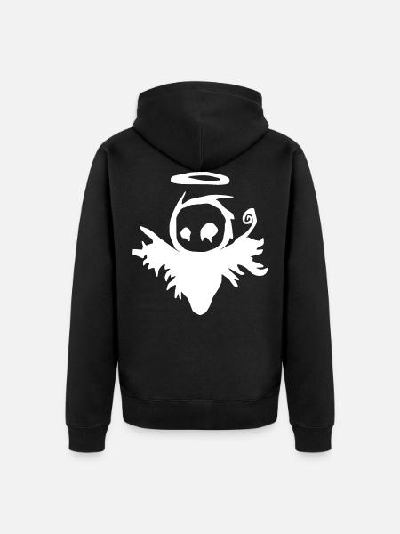 Ange noir - Veste à capuche bio Premium Unisexe - noir