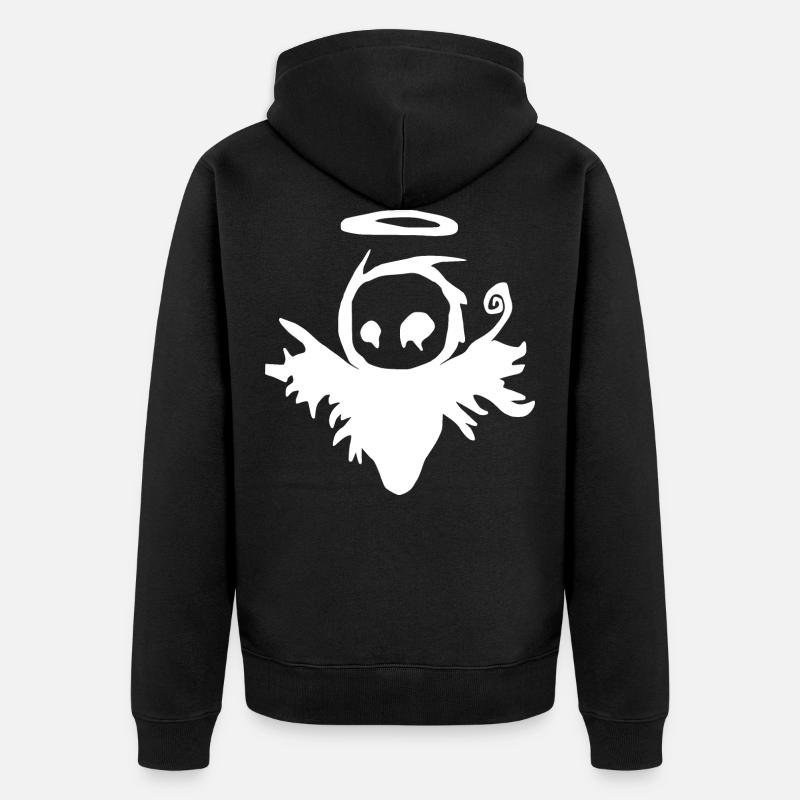 Ange noir - Veste à capuche bio Premium Unisexe - noir